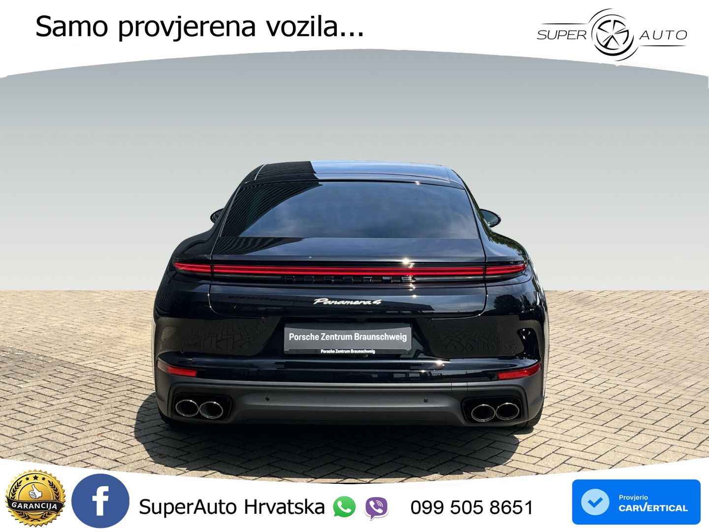 Porsche Panamera 4 2.9 V6 (470 KS) E-Hybrid PDK ZRAČNI+ACC+GR SJED+KAM