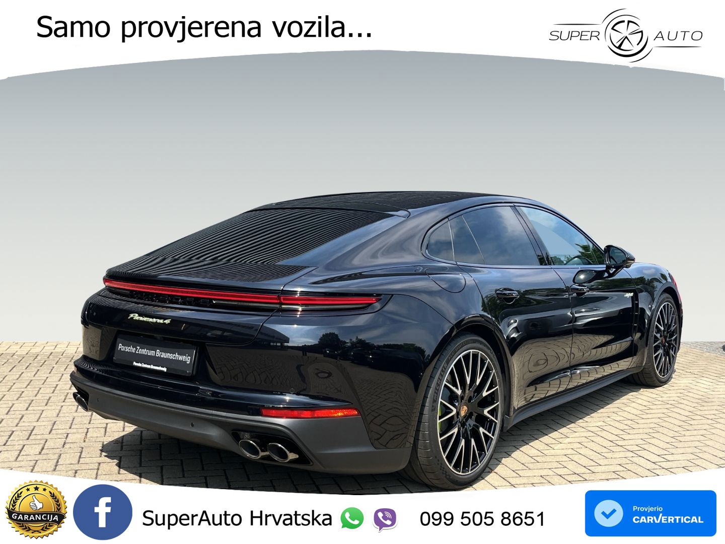 Porsche Panamera 4 2.9 V6 (470 KS) E-Hybrid PDK ZRAČNI+ACC+GR SJED+KAM