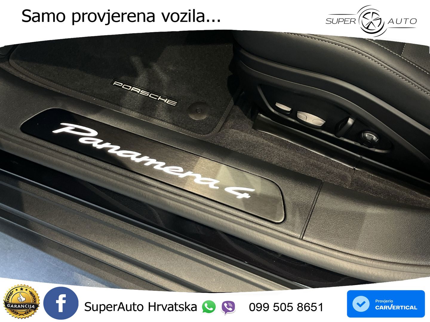 Porsche Panamera 4 2.9 V6 (470 KS) E-Hybrid PDK ZRAČNI+ACC+GR SJED+KAM