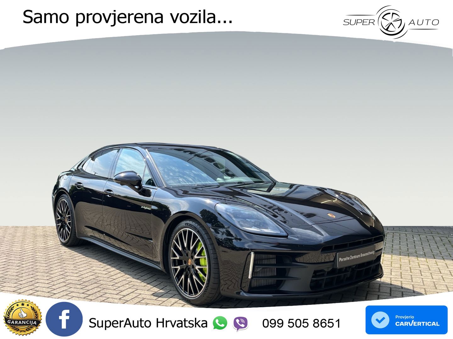 Porsche Panamera 4 2.9 V6 (470 KS) E-Hybrid PDK ZRAČNI+ACC+GR SJED+KAM