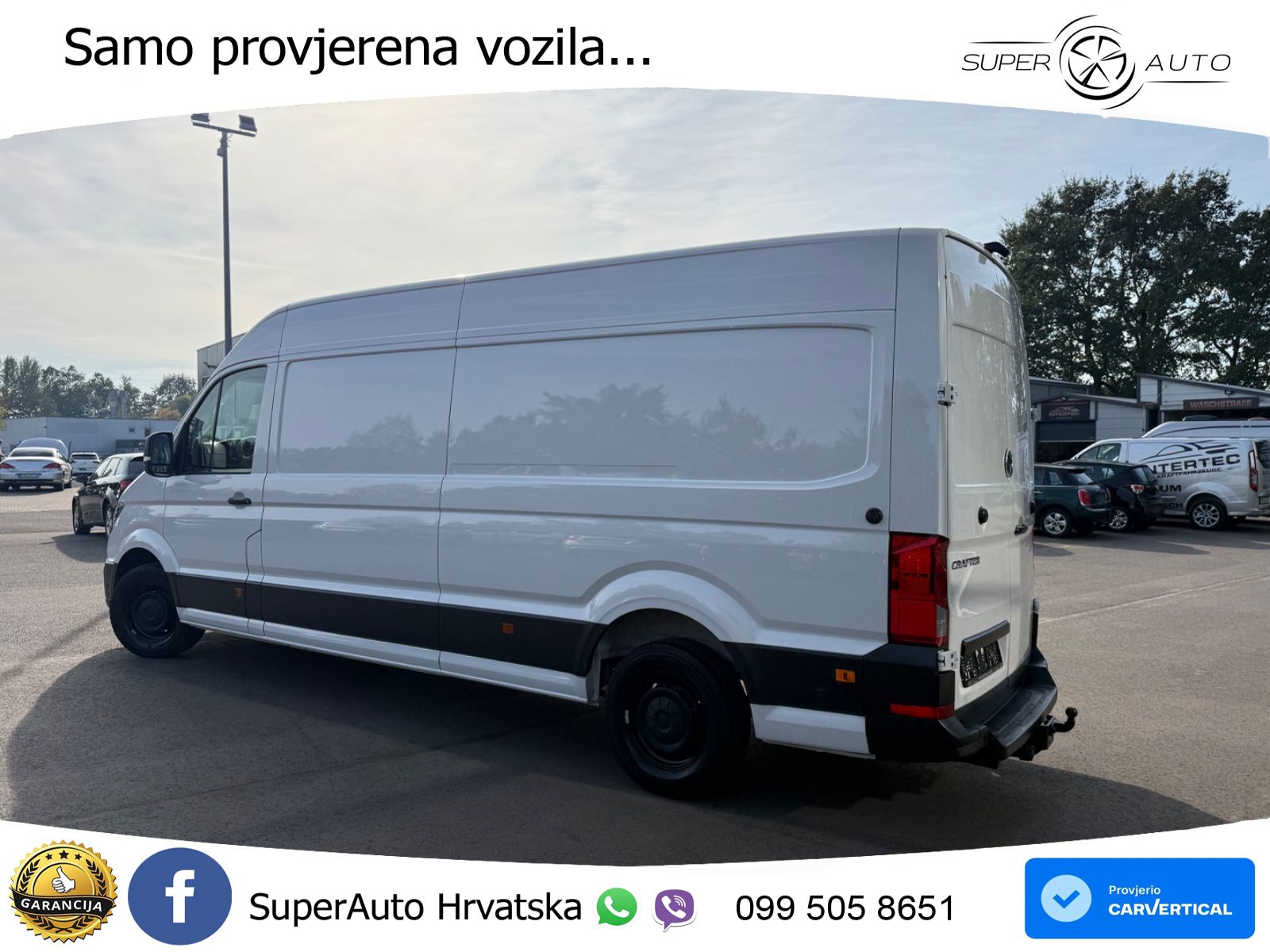 Volkswagen Crafter Kasten 35 lang Hoch*CAM*PDC*FSP*AHK 3,5T 140 KS