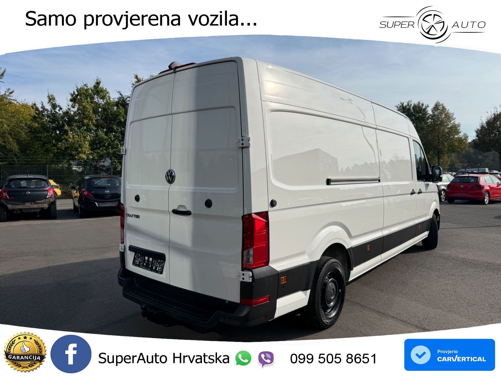 Volkswagen Crafter Kasten 35 lang Hoch*CAM*PDC*FSP*AHK 3,5T 140 KS