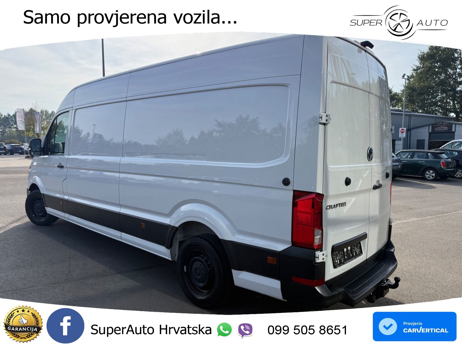 Volkswagen Crafter Kasten 35 lang Hoch*CAM*PDC*FSP*AHK 3,5T 140 KS