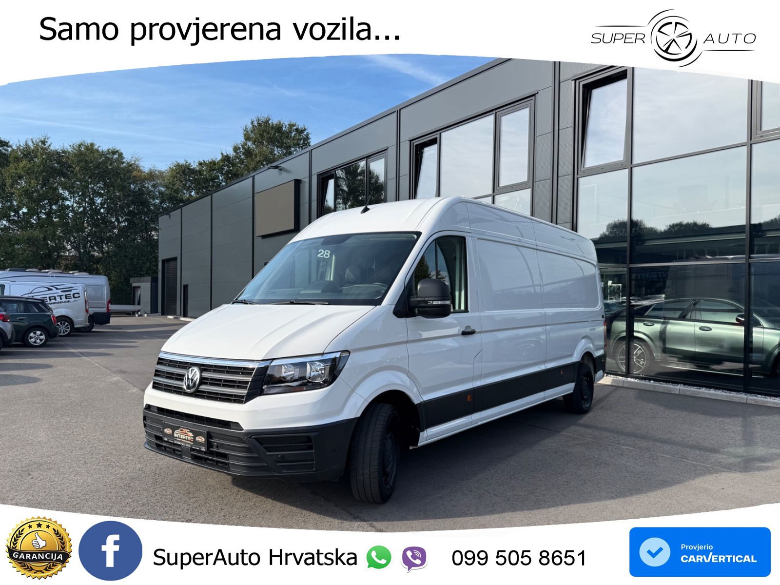 Volkswagen Crafter Kasten 35 lang Hoch*CAM*PDC*FSP*AHK 3,5T 140 KS