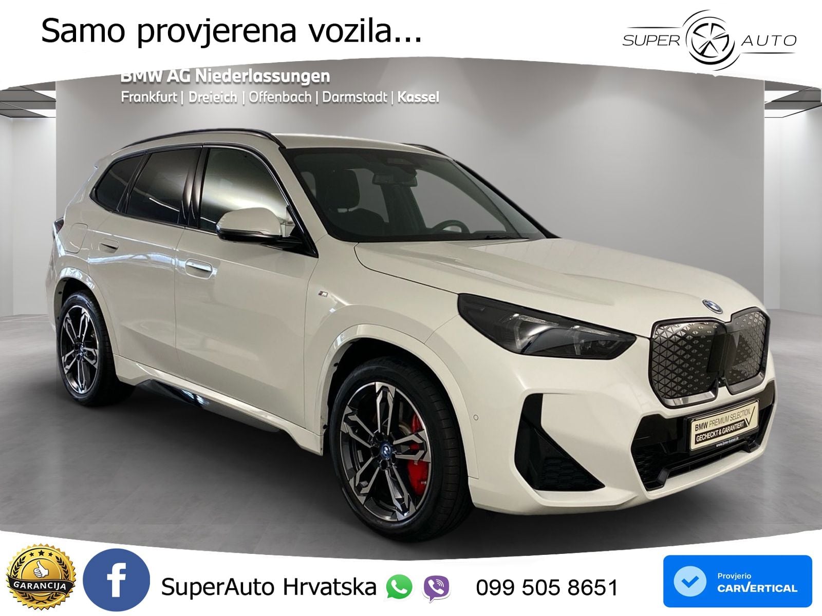 BMW iX1 68 kWh (313 KS) xDrive30 M Sport LED+GR SJED+ACC
