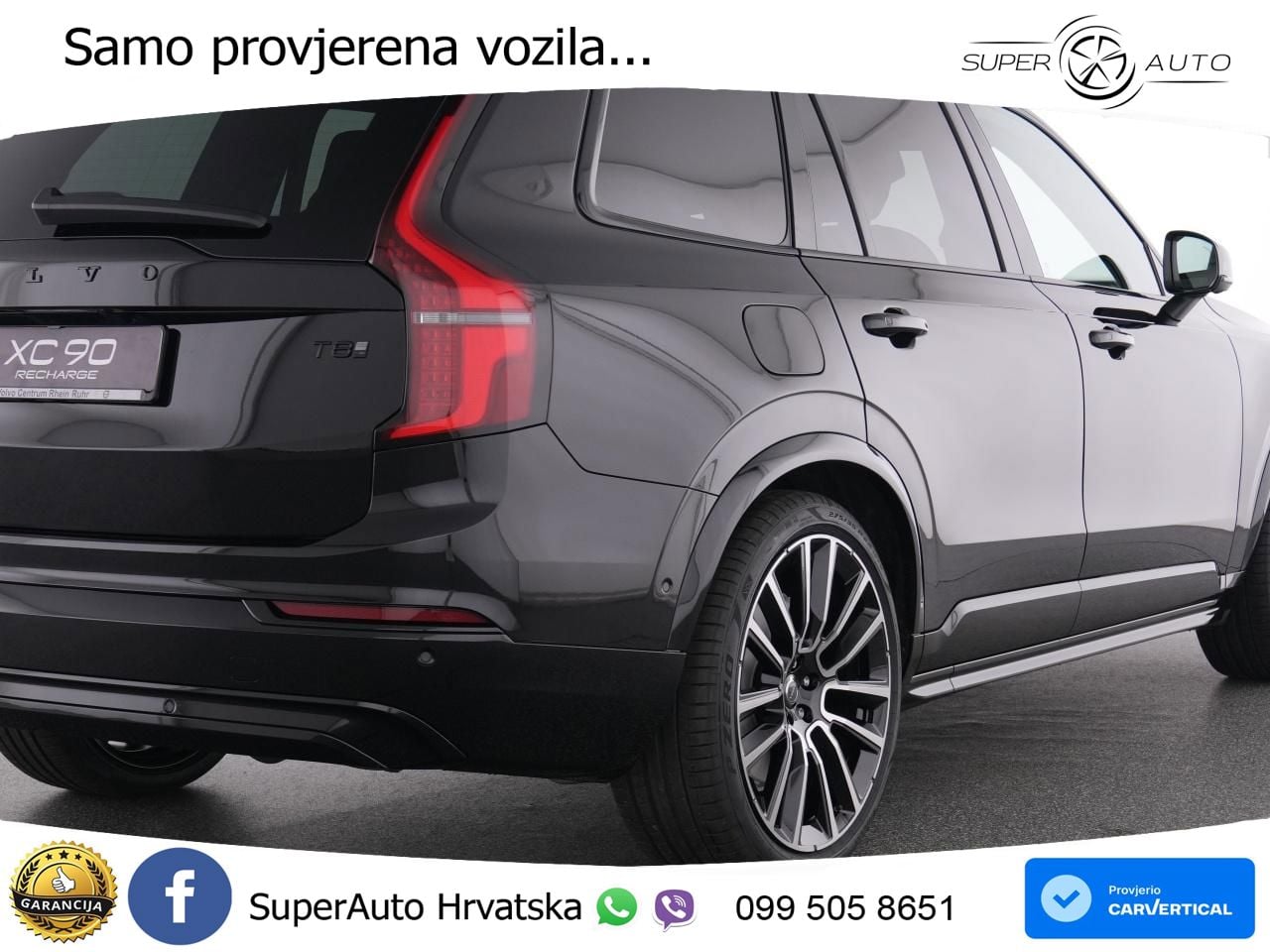 Volvo XC90 2.0 T8 AWD Automatic ZRAČNI+ACC+4xGR SJED+KAM