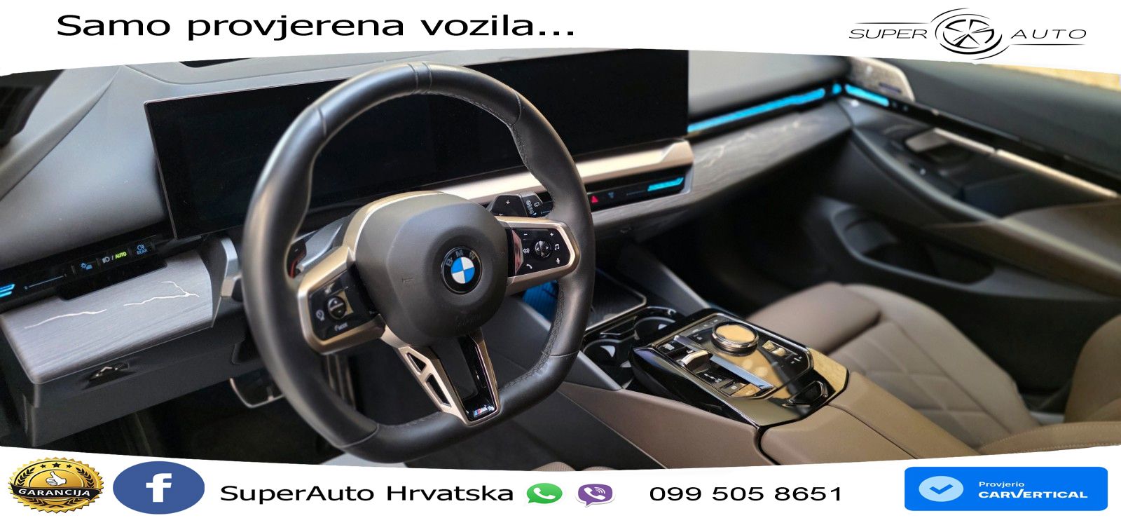 BMW 540d Touring (303 KS) xDrive Steptronic ZRAČNI+ACC+GR SJED+360