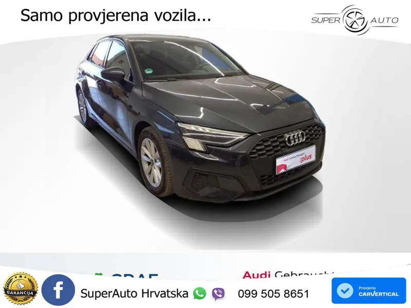 Audi A3 35 TFSI (150 KS) S tronic LED+GR SJED+ACC