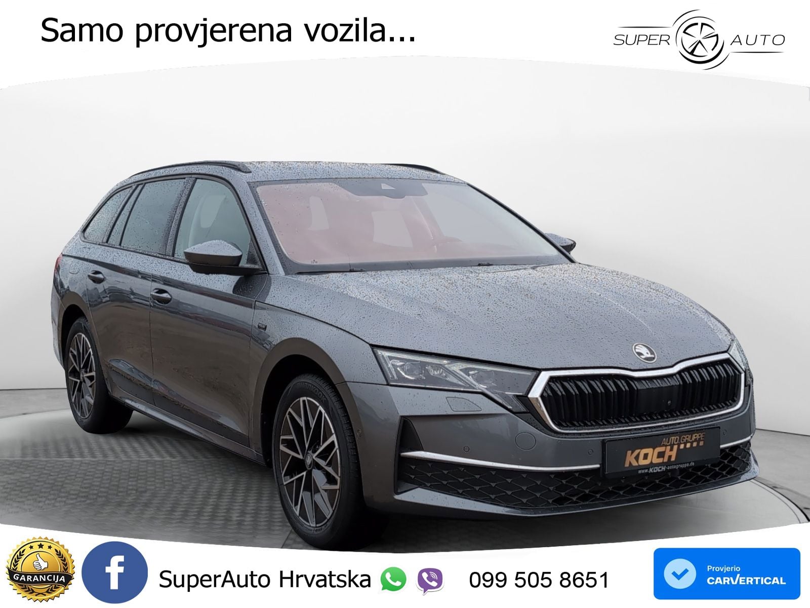 Škoda Octavia Combi 2.0 TDI (150 KS) DSG LED+GR SJED+ACC