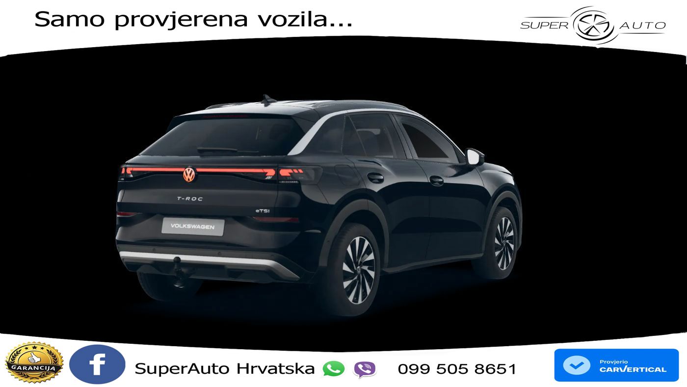 Volkswagen T-Roc 1.5 eTSI (150 KS)  DSG MATRIX+GR SJED+KAM