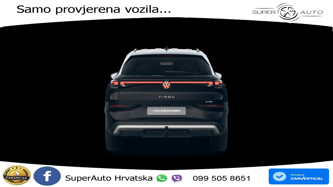Volkswagen T-Roc 1.5 eTSI (150 KS)  DSG MATRIX+GR SJED+KAM