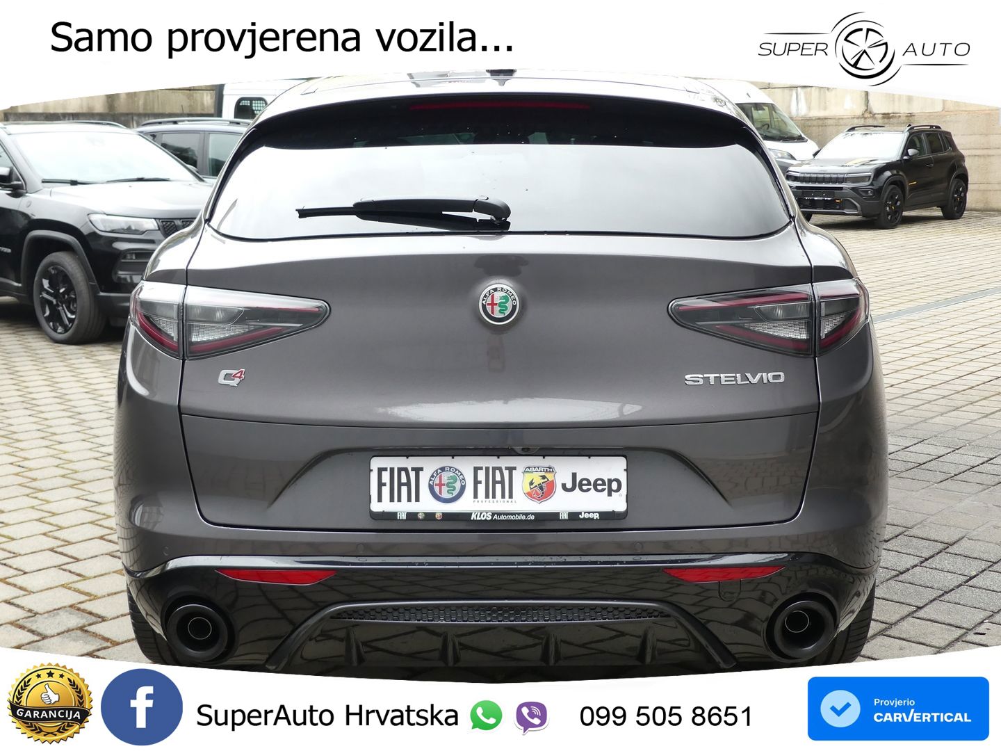 Alfa Romeo Stelvio 2.2 MultiJet II (210 KS) Q4 Automatic LED+GR SJED+ACC