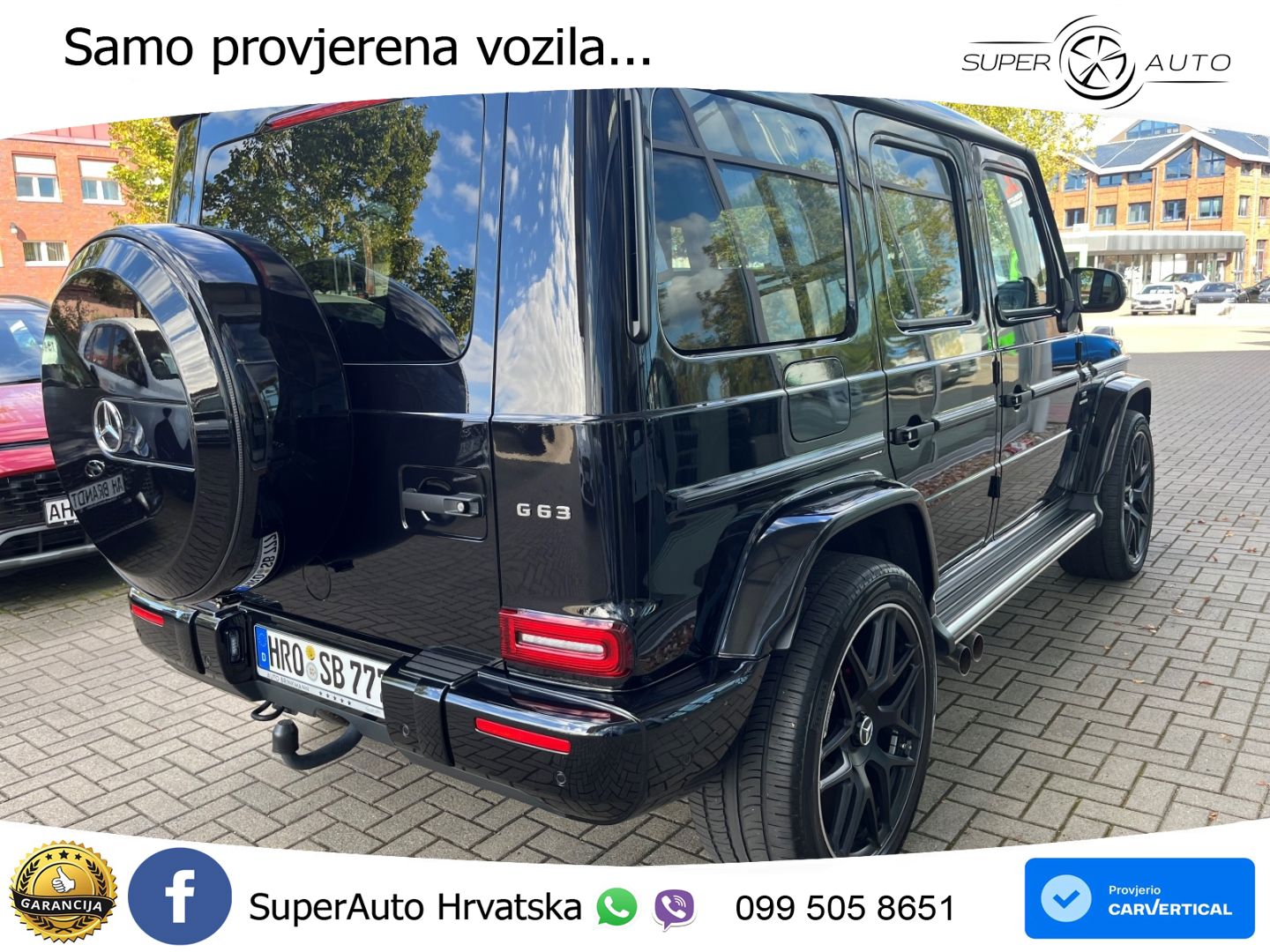 Mercedes AMG G 63 Long V8 (585 KS) 4MATIC 9G-TRONIC AMG SPEEDSHIFT PLUS Brabus LED+GR SJED+ACC
