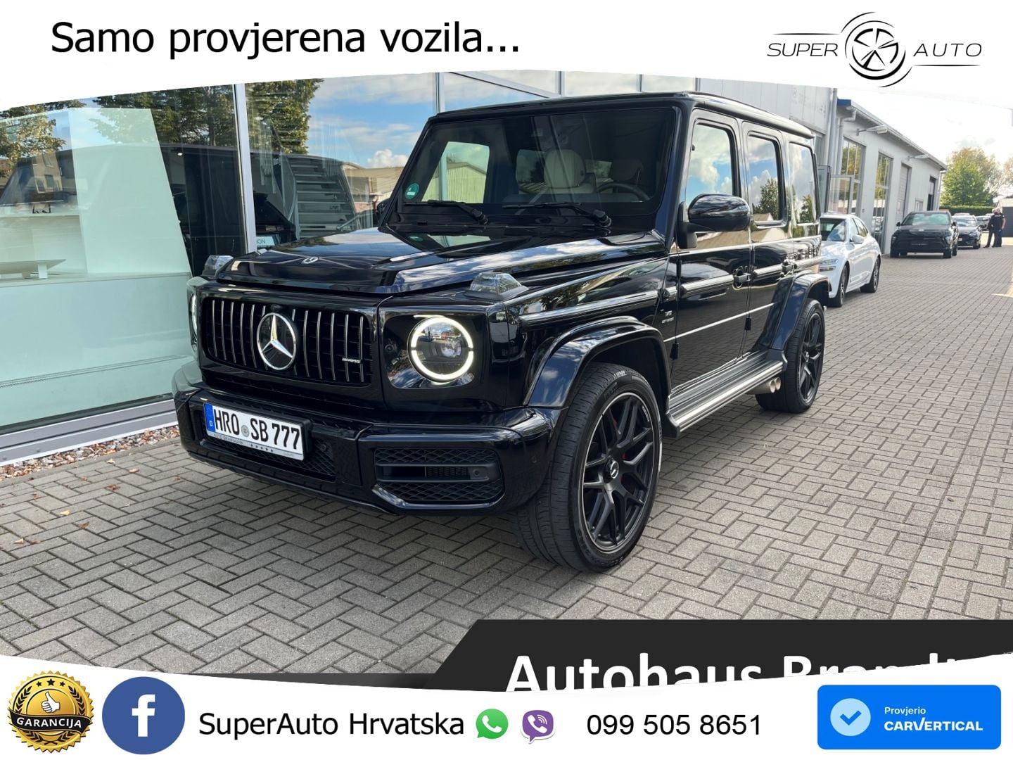 Mercedes AMG G 63 Long V8 (585 KS) 4MATIC 9G-TRONIC AMG SPEEDSHIFT PLUS Brabus LED+GR SJED+ACC