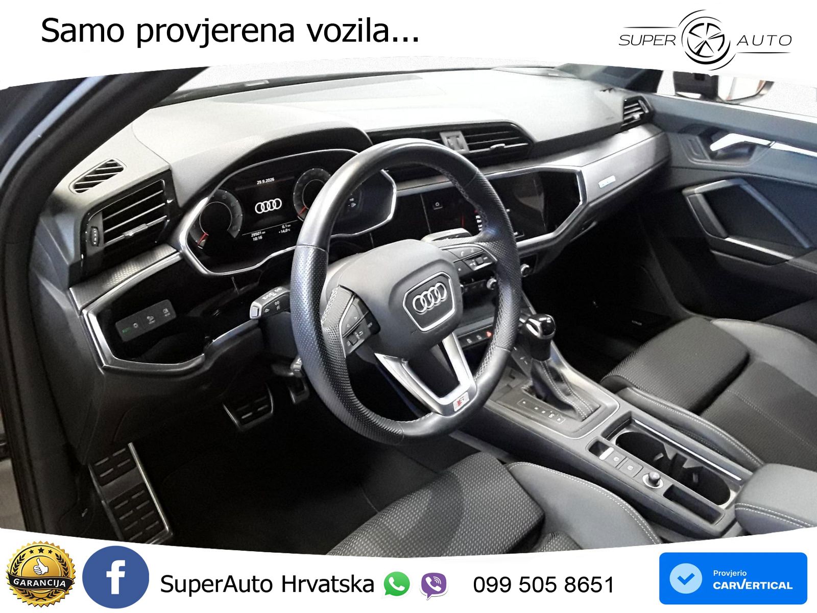 Audi Q3 40 TFSI (190 KS) quattro S tronic S line MATRIX+GR SJED+KAM