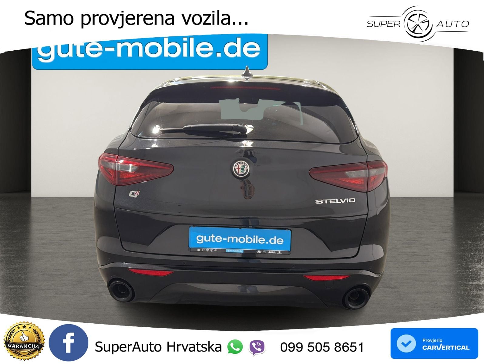 Alfa Romeo Stelvio 2.2 MultiJet II (210 KS) Q4 Automatic LED+GR SJED+ACC