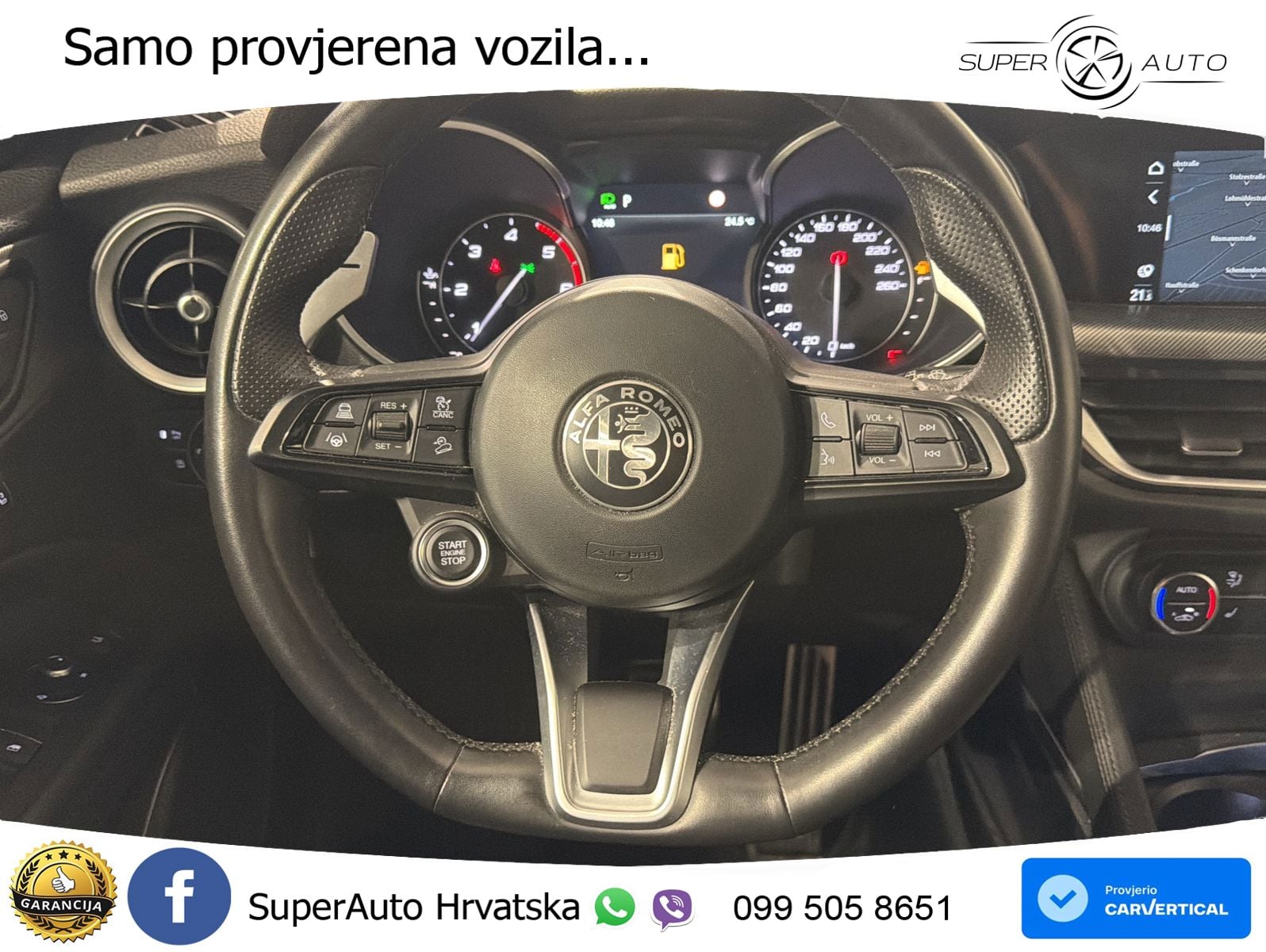 Alfa Romeo Stelvio 2.2 MultiJet II (210 KS) Q4 Automatic LED+GR SJED+ACC