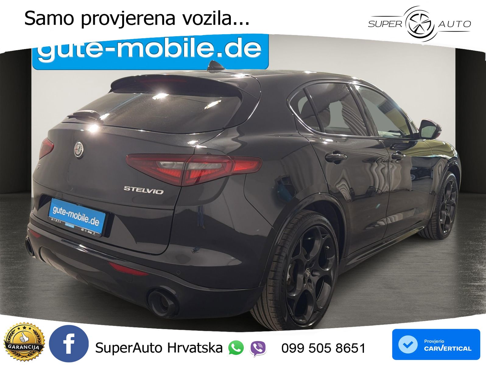 Alfa Romeo Stelvio 2.2 MultiJet II (210 KS) Q4 Automatic LED+GR SJED+ACC