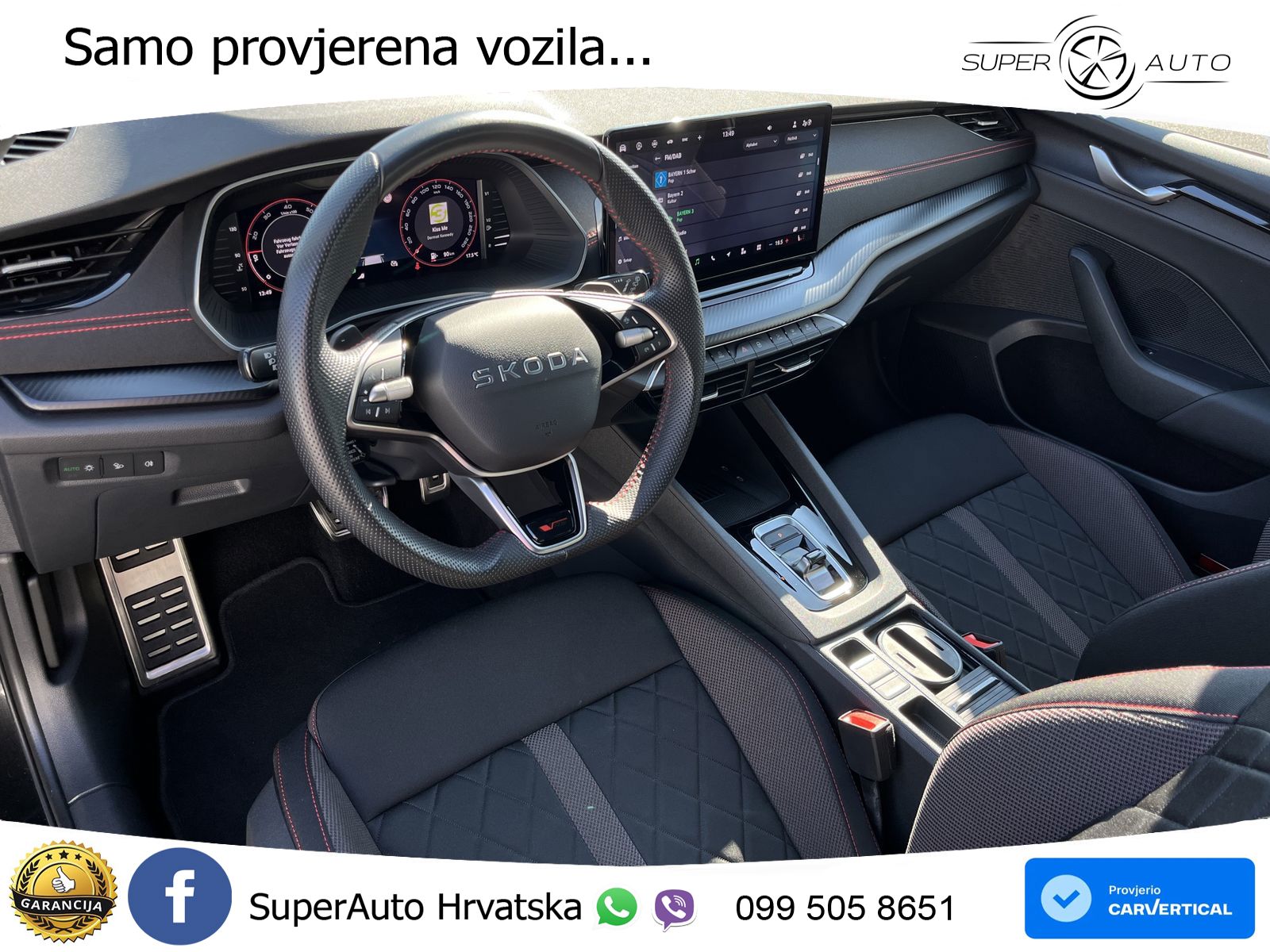 Škoda Octavia Combi RS 2.0 TSI (265 KS) DSG LED+GR SJED+ACC