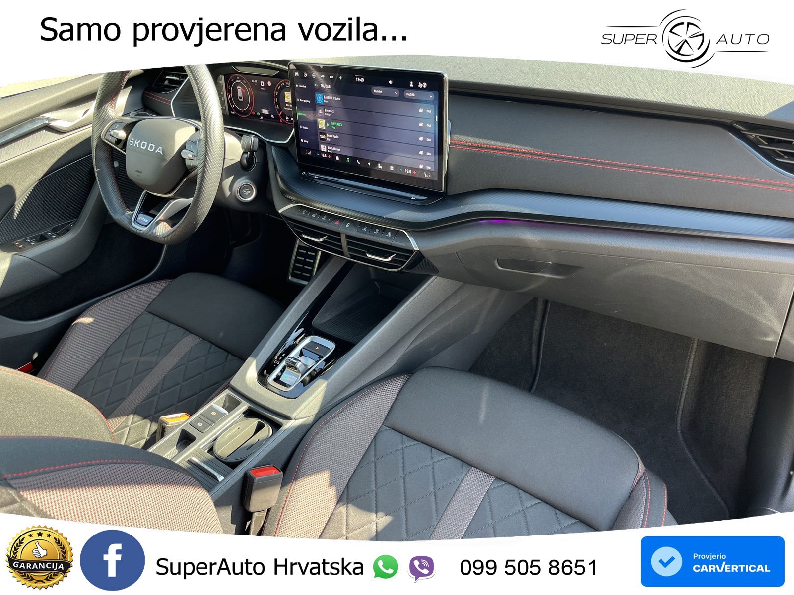 Škoda Octavia Combi RS 2.0 TSI (265 KS) DSG LED+GR SJED+ACC