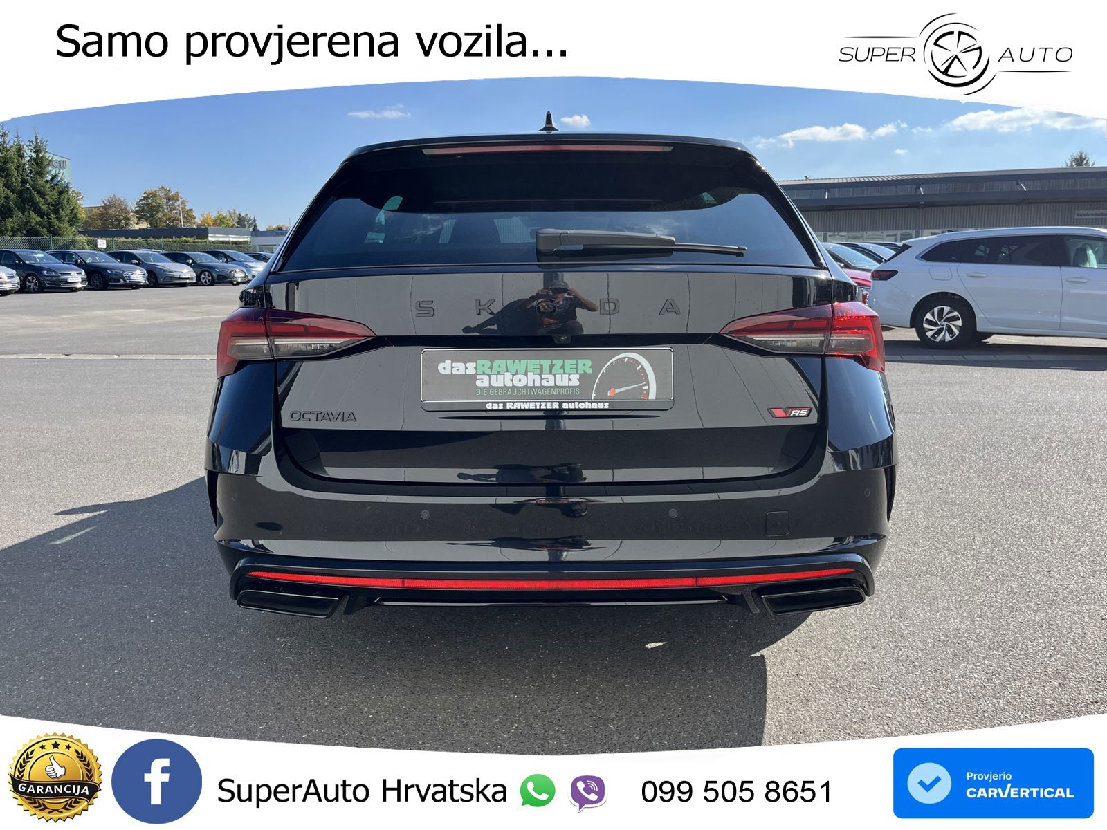 Škoda Octavia Combi RS 2.0 TSI (265 KS) DSG LED+GR SJED+ACC