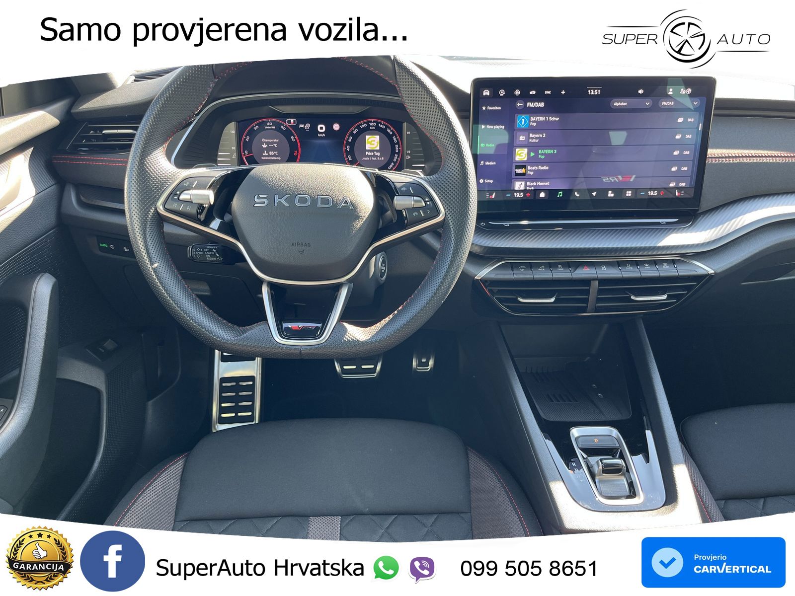 Škoda Octavia Combi RS 2.0 TSI (265 KS) DSG LED+GR SJED+ACC