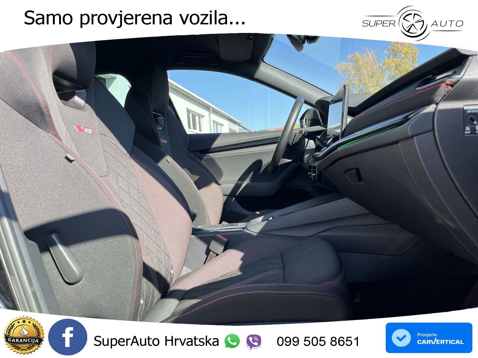 Škoda Octavia Combi RS 2.0 TSI (265 KS) DSG LED+GR SJED+ACC