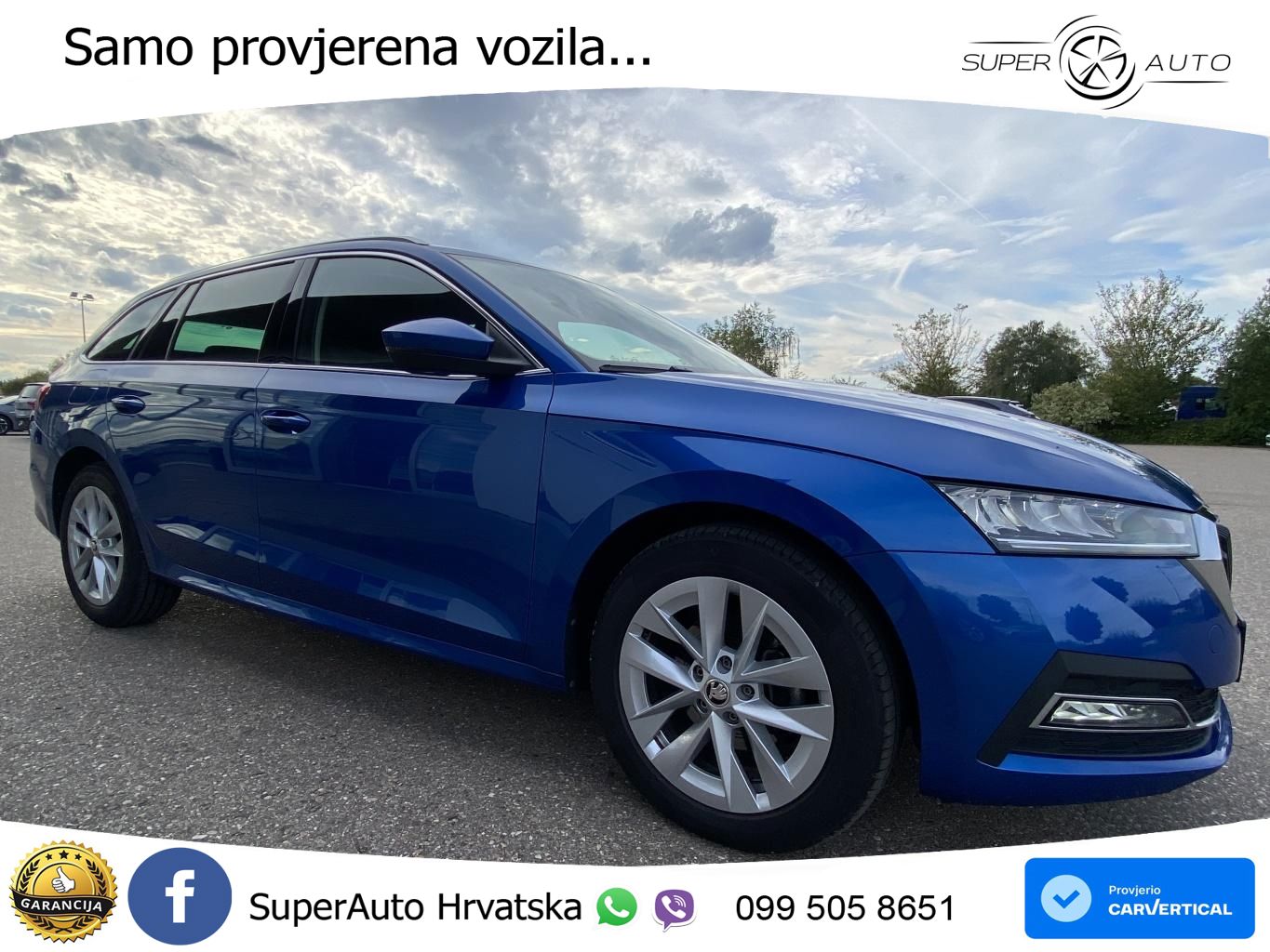 Škoda Octavia Combi 2.0 TDI (150 KS) DSG LED+GR SJED+ACC