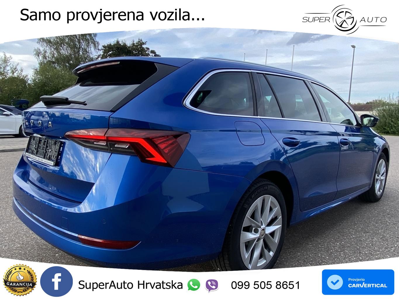Škoda Octavia Combi 2.0 TDI (150 KS) DSG LED+GR SJED+ACC