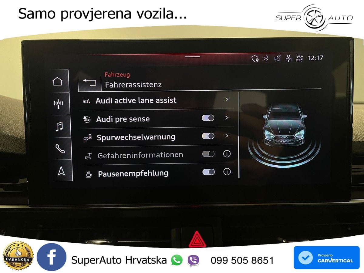 Audi A5 Sportback  40 TFSI (204 KS) S tronic LED+GR SJED+ACC
