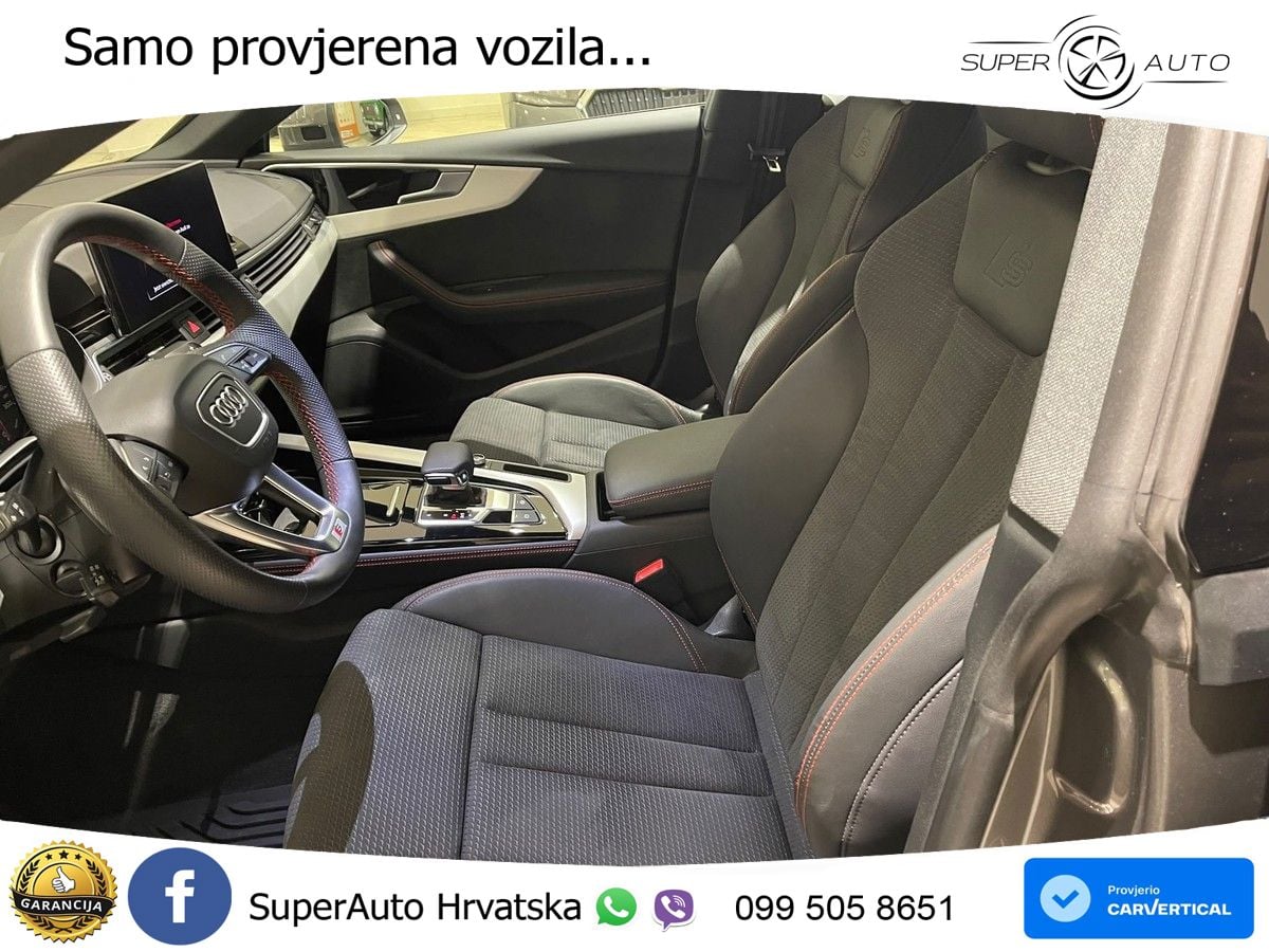 Audi A5 Sportback  40 TFSI (204 KS) S tronic LED+GR SJED+ACC