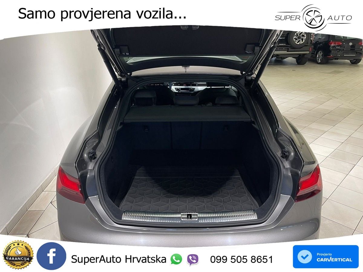 Audi A5 Sportback  40 TFSI (204 KS) S tronic LED+GR SJED+ACC