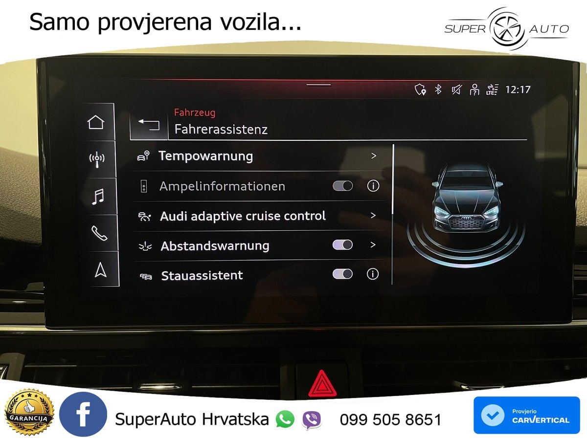 Audi A5 Sportback  40 TFSI (204 KS) S tronic LED+GR SJED+ACC