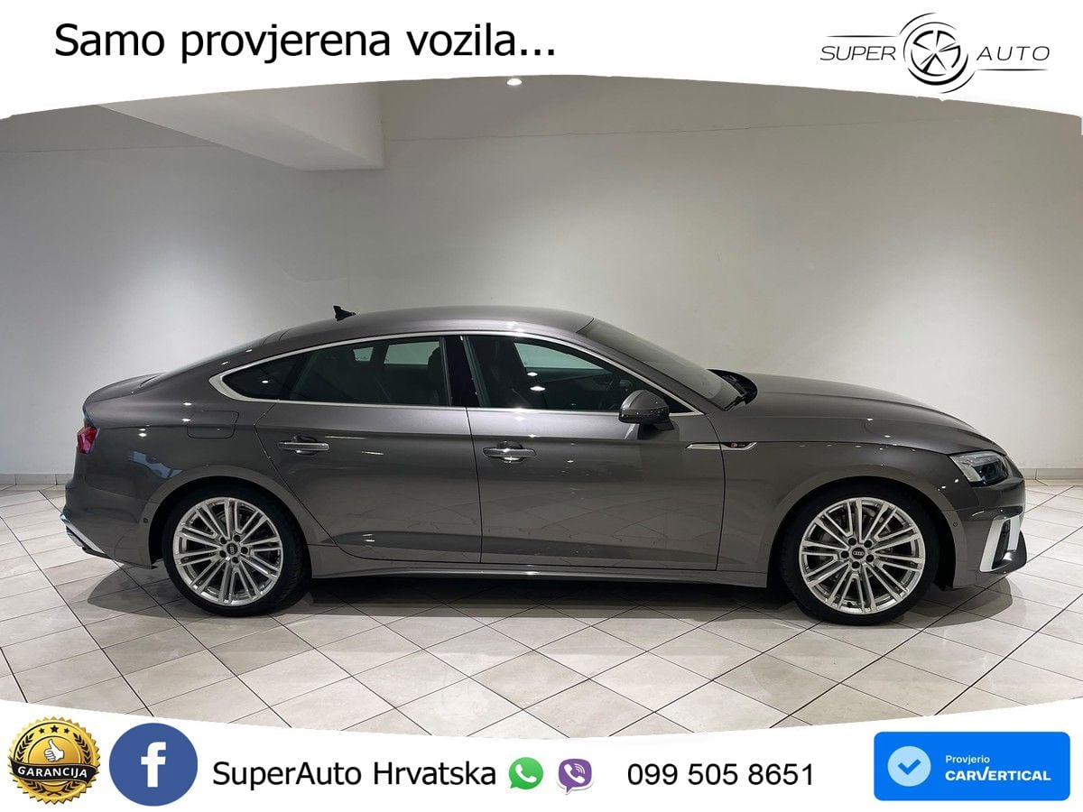 Audi A5 Sportback  40 TFSI (204 KS) S tronic LED+GR SJED+ACC