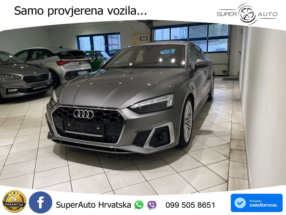 Audi A5 Sportback  40 TFSI (204 KS) S tronic LED+GR SJED+ACC