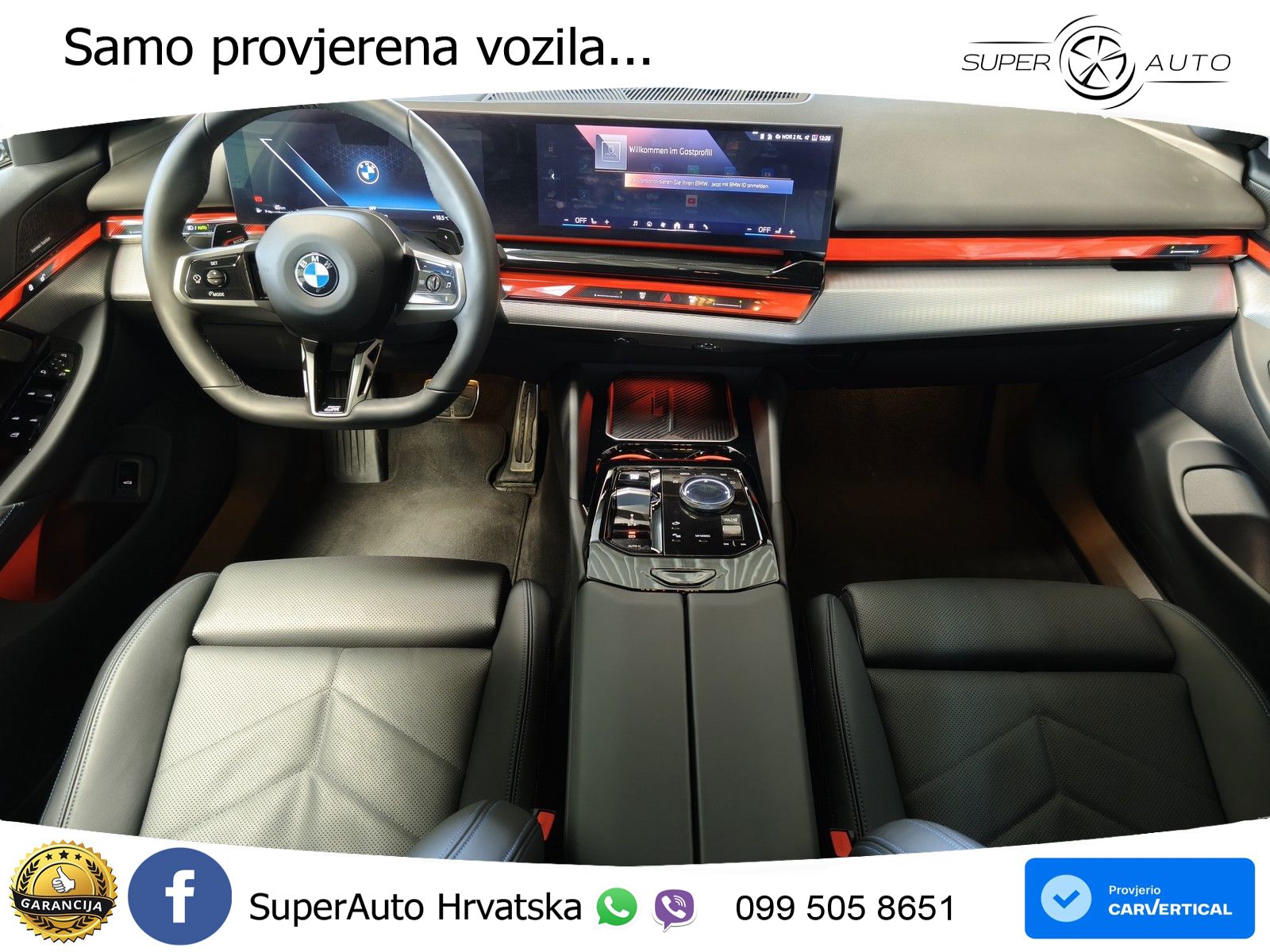 BMW 520i Touring (208 KS) Steptronic M Sport LED+GR SJED+ACC