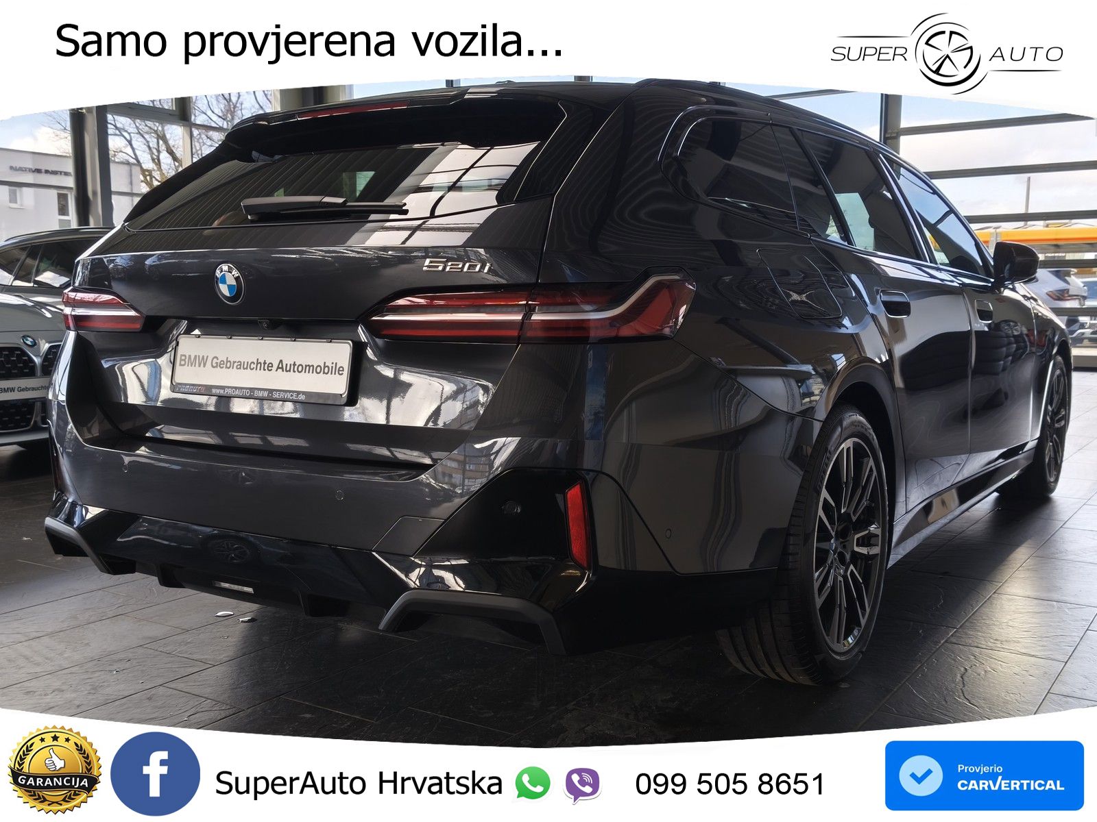 BMW 520i Touring (208 KS) Steptronic M Sport LED+GR SJED+ACC