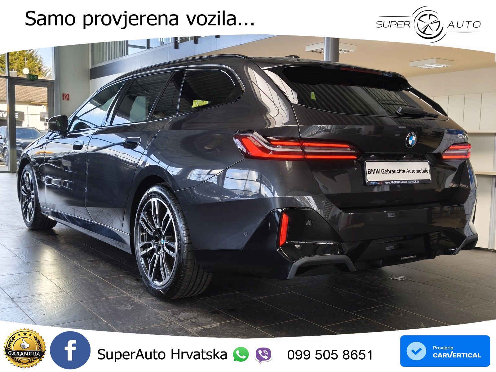 BMW 520i Touring (208 KS) Steptronic M Sport LED+GR SJED+ACC