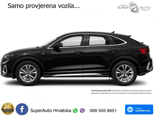 Audi Q3 Sportback 35 TDI (150 KS) S tronic S line LED+GR SJED+ACC