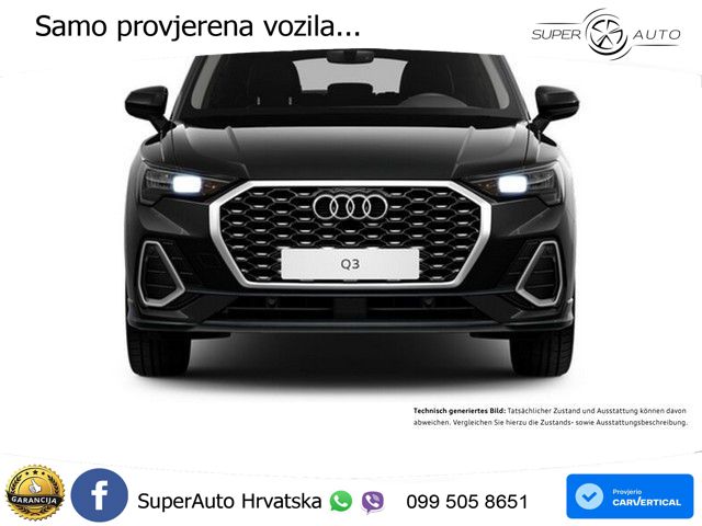 Audi Q3 Sportback 35 TDI (150 KS) S tronic S line LED+GR SJED+ACC
