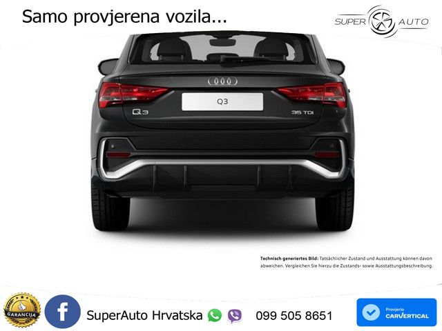 Audi Q3 Sportback 35 TDI (150 KS) S tronic S line LED+GR SJED+ACC