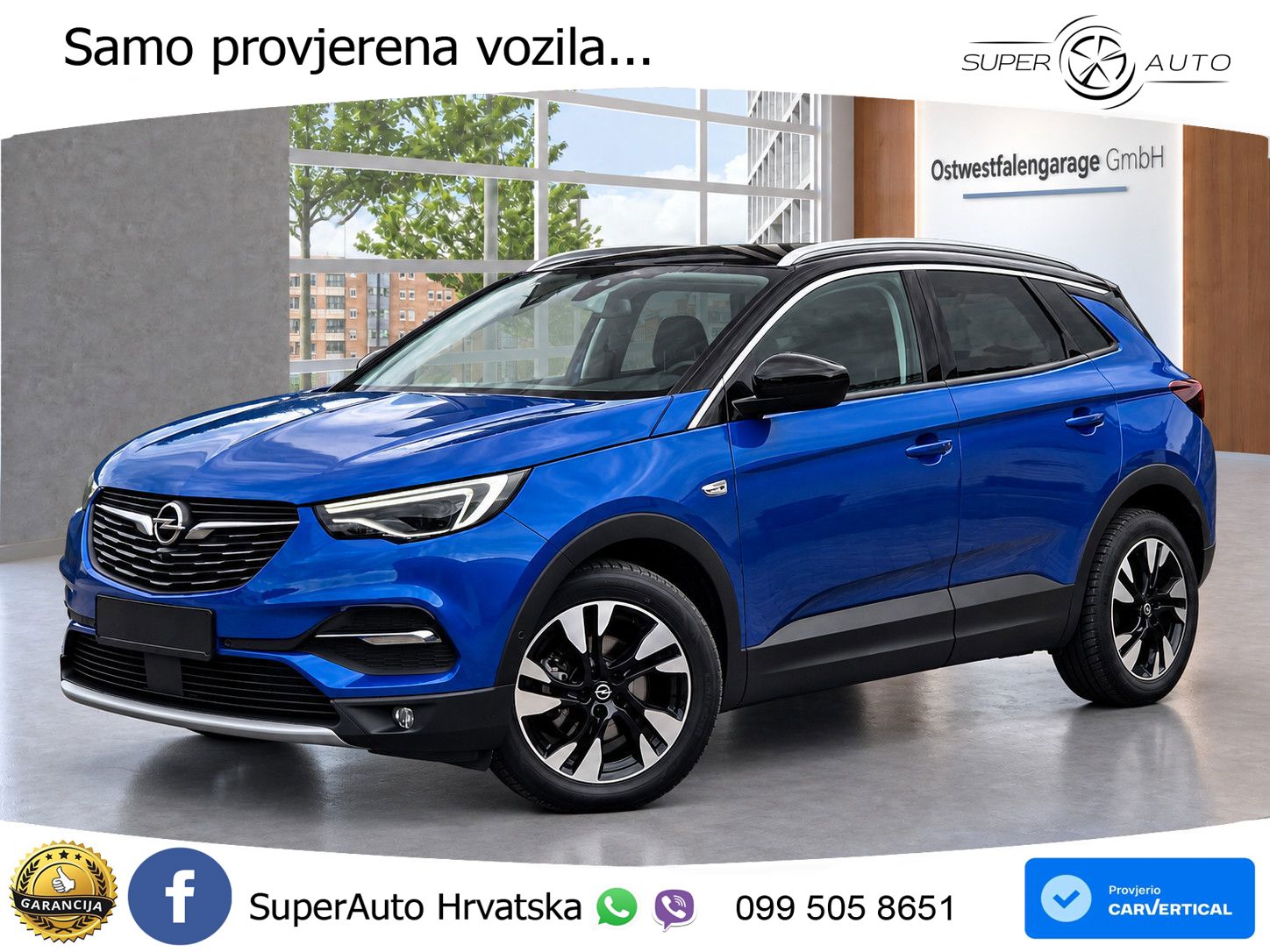 Opel Grandland X 2.0d (177 KS) Automatic Ultimate LED+GR SJED+ACC
