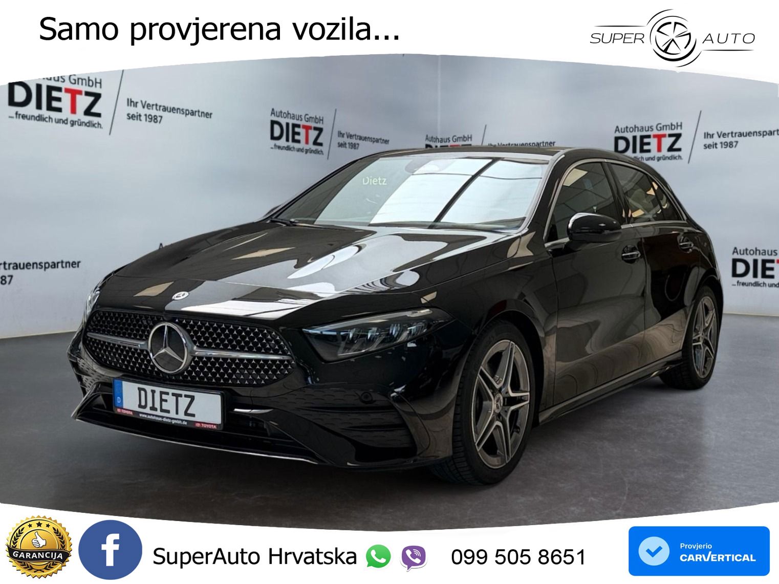 Mercedes-Benz A 200 7G-DCT AMG LED+GR SJED+ACC