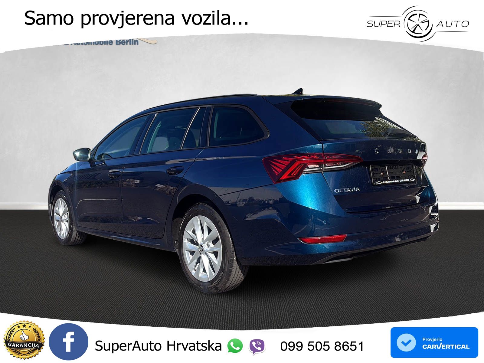 Škoda Octavia Combi 2.0 TDI (150 KS) DSG LED+GR SJED+ACC