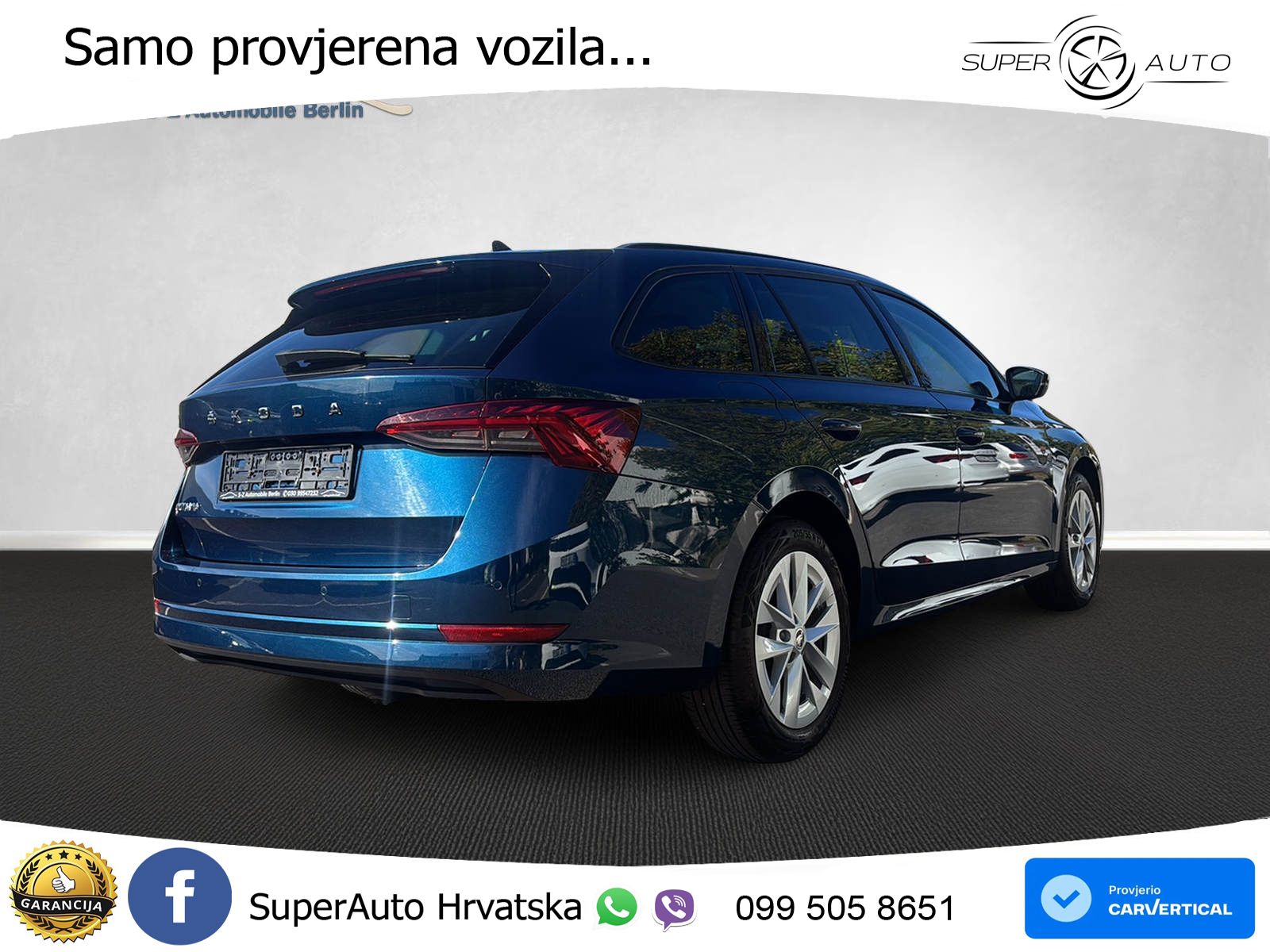 Škoda Octavia Combi 2.0 TDI (150 KS) DSG LED+GR SJED+ACC