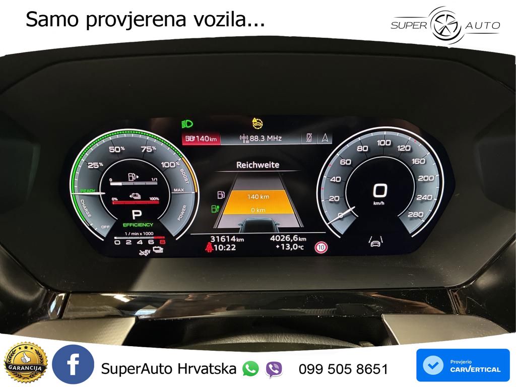 Audi A3 40 TFSIe (204 KS) S tronic S line LED+GR SJED+ACC