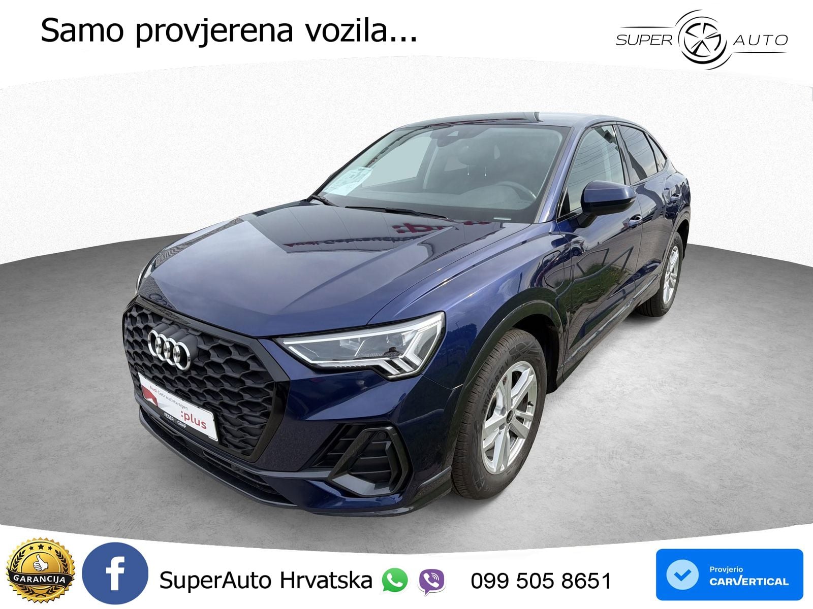 Audi Q3 Sportback 45 TFSIe (245 KS) S tronic LED+GR SJED+ACC