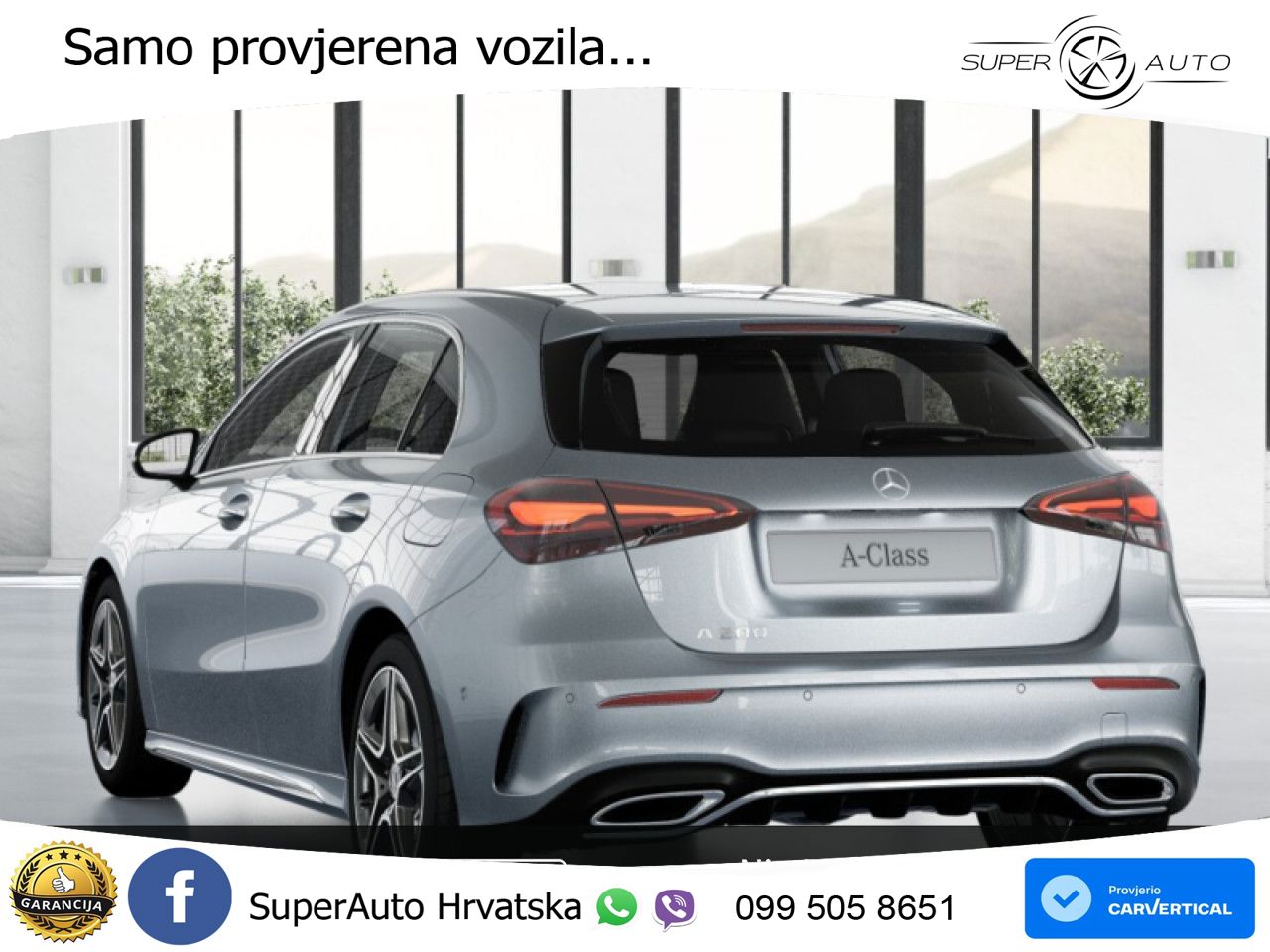 Mercedes-Benz A 200 7G-DCT AMG LED+GR SJED+ACC