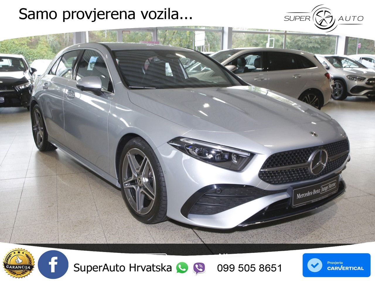 Mercedes-Benz A 200 7G-DCT AMG LED+GR SJED+ACC
