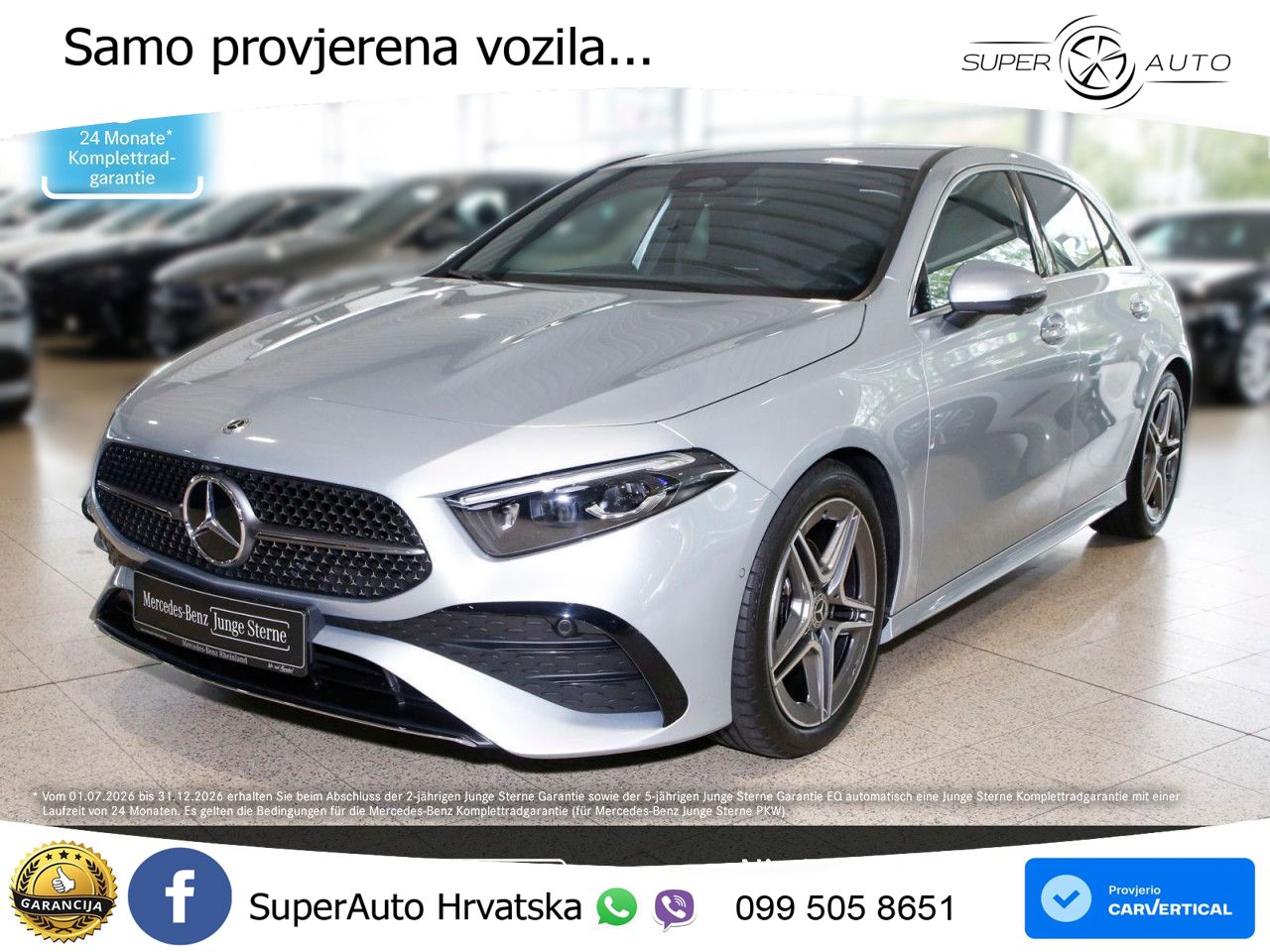 Mercedes-Benz A 200 7G-DCT AMG LED+GR SJED+ACC